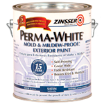 Фасадная краска Zinsser Perma-White Satin Exterior Paint